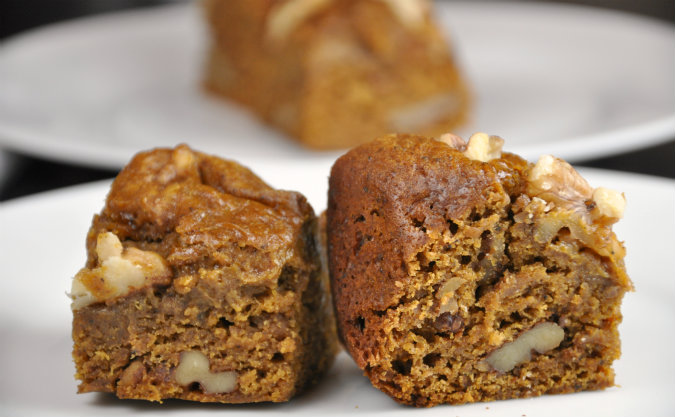 Slow Cooker Pumpkin Bread with Walnuts