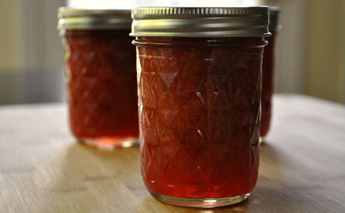 Rhubarb Orange Ginger Jam