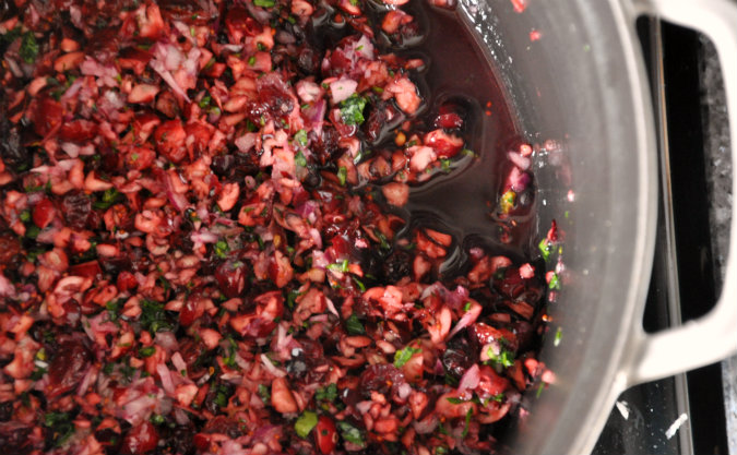Can It Up: Fresh and Dried Cranberry Salsa