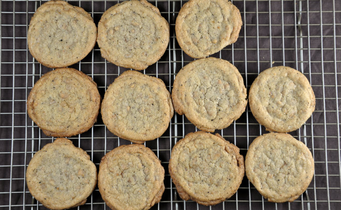 Brown Butter Toffee Chip Cookies