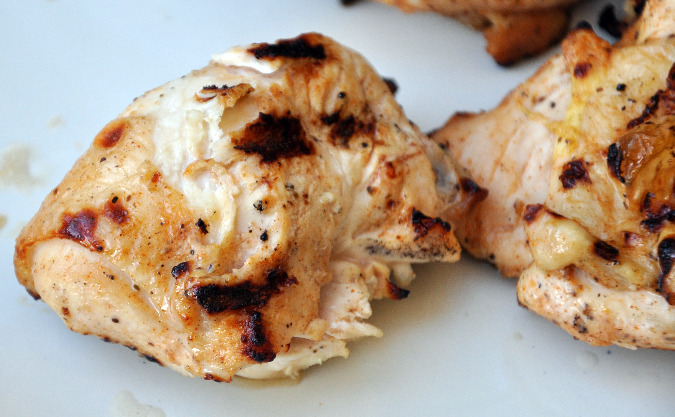 Grilled buttermilk chicken with Old Bay seasoning