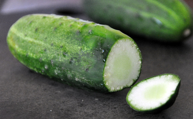 Garlic mustard dill pickles